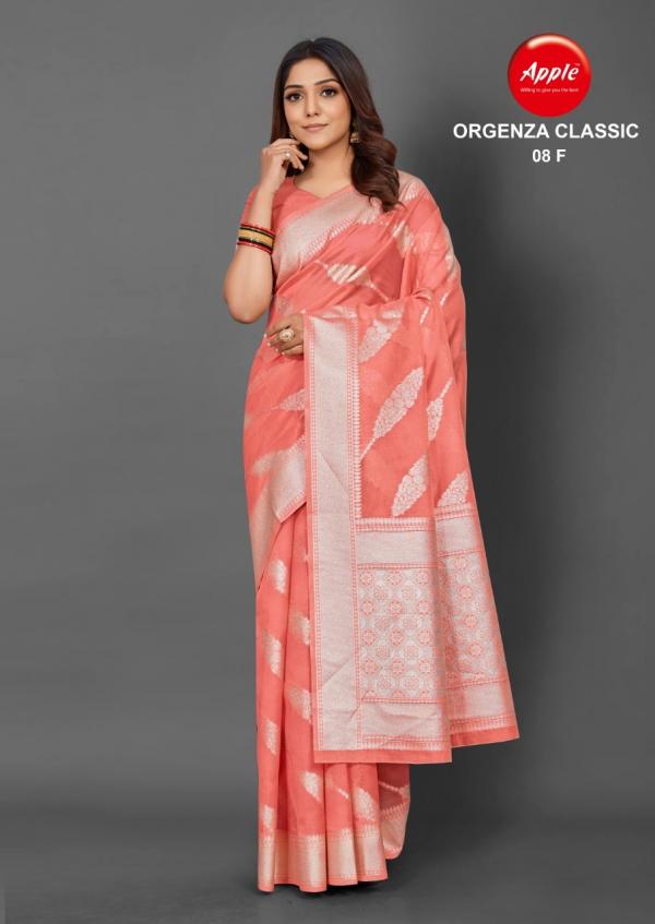 Apple Organza Classic 8 Fancy Wear Designer Exclusive Saree Collection